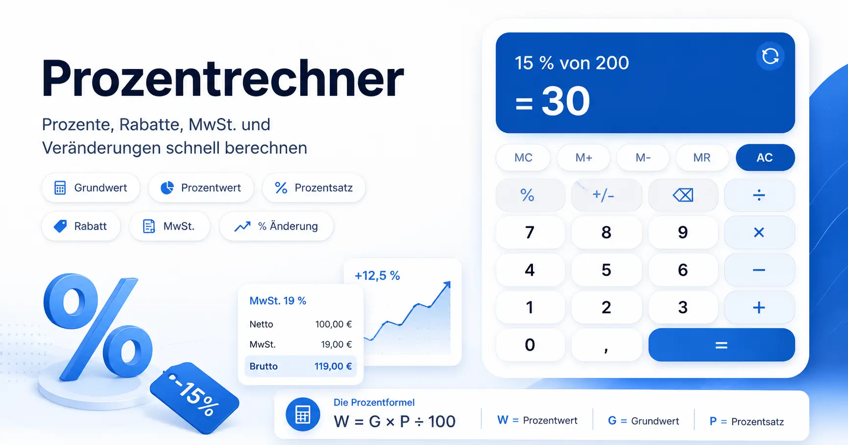 Prozentrechner Online
